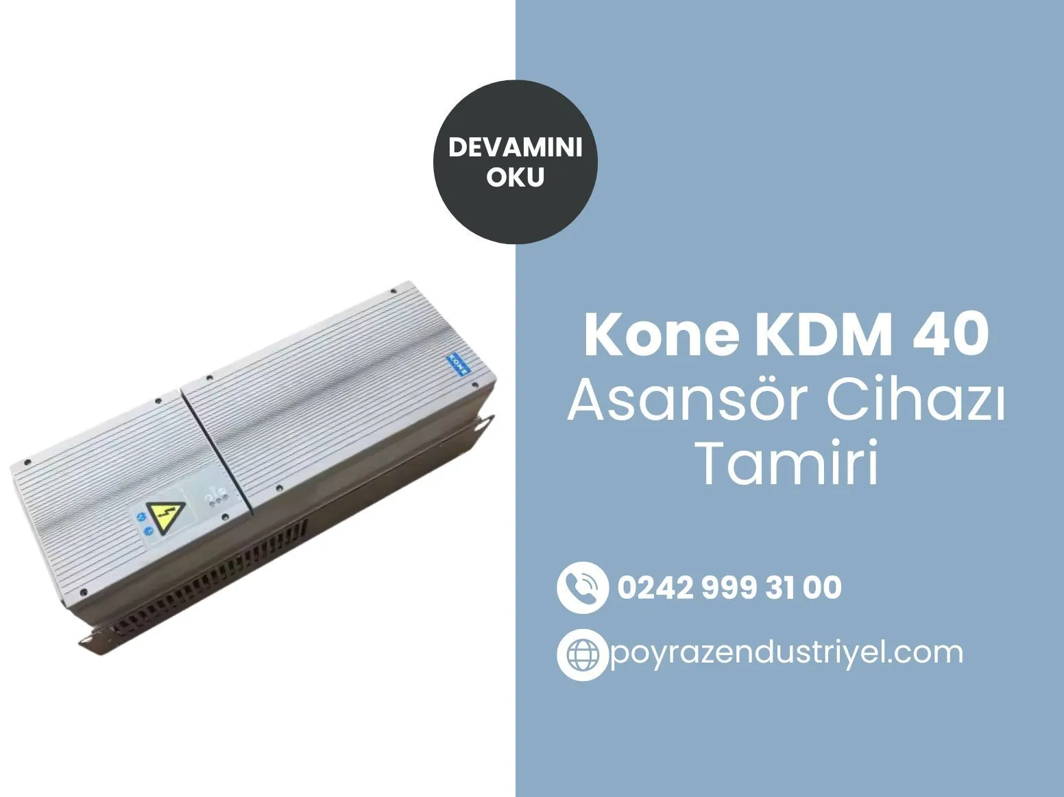 Kone Kdm 40 Asansör Cihazı Tamiri